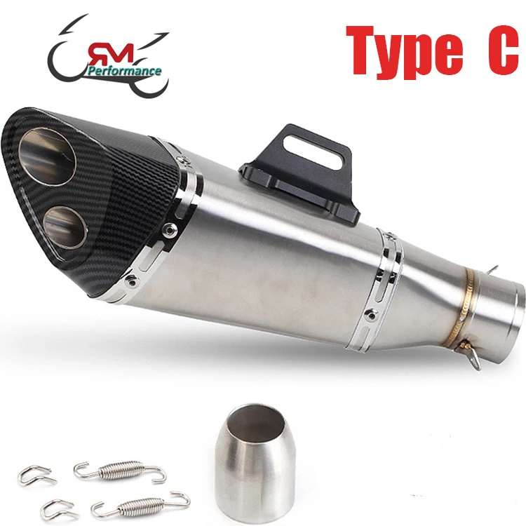 51MM Universal Motorcycle Exhaust Pipe Yoshimura R11 Modified Escape Moto For Z650 Z900 ER6N CBR1000RR YZF R1 R3 S1000RR Slip On