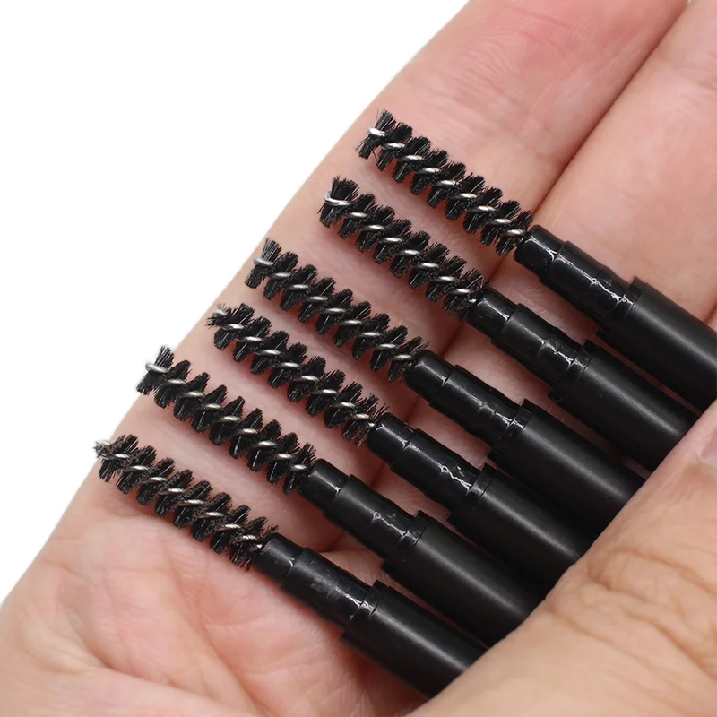 OEM factory production Private Label Makeup Automatic Super Thin Waterproof Eyebrow Pencil With Eye Brow Brush