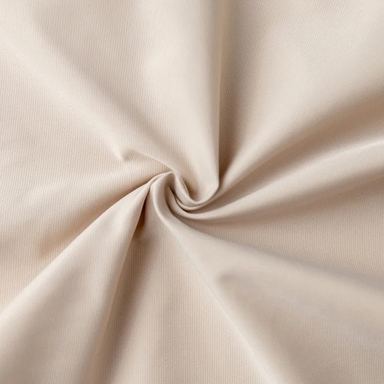 cotton T400 elastic solid jacquard woven pieced dyed polyester fabric for down jacket ski casual