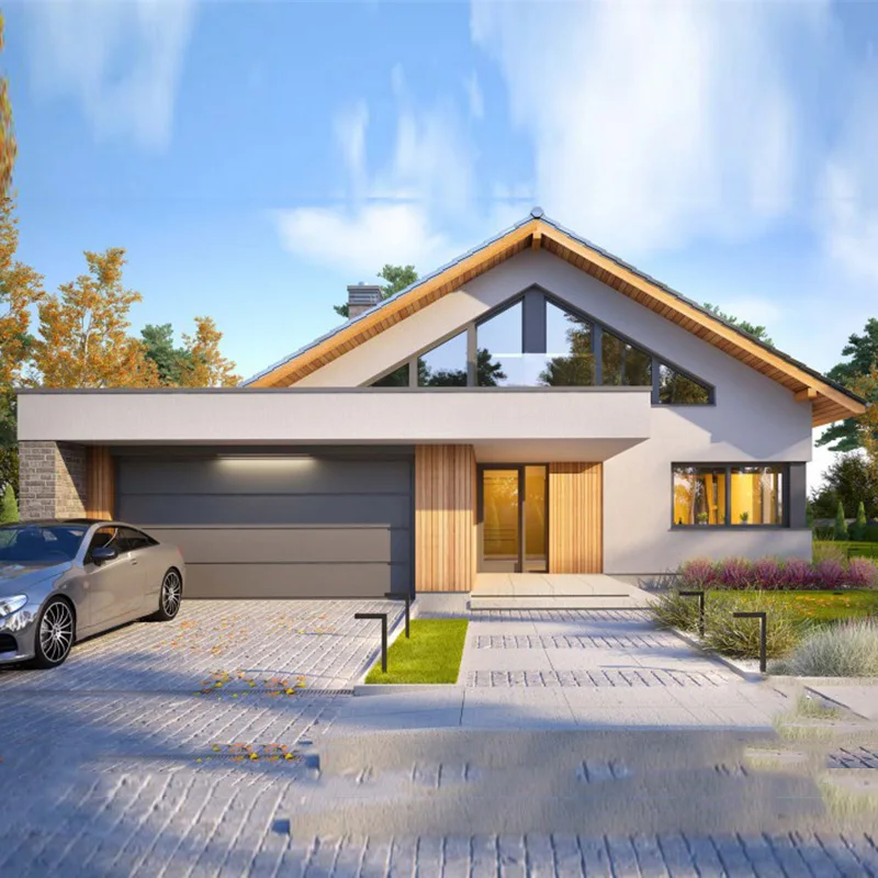 AS/NZS Light steel frame Structure House Kits Villa Prefab Steel Hot Selling Modern Luxury Prefab villa House