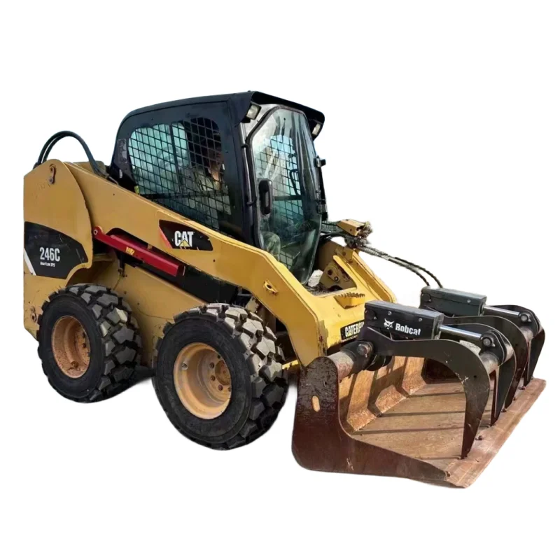 Top Quality Building Original Cheaper Caterpillar CAT246 Wheel Skid Steer Loader CAT246D Mini Loader Machine CAT262D 246C