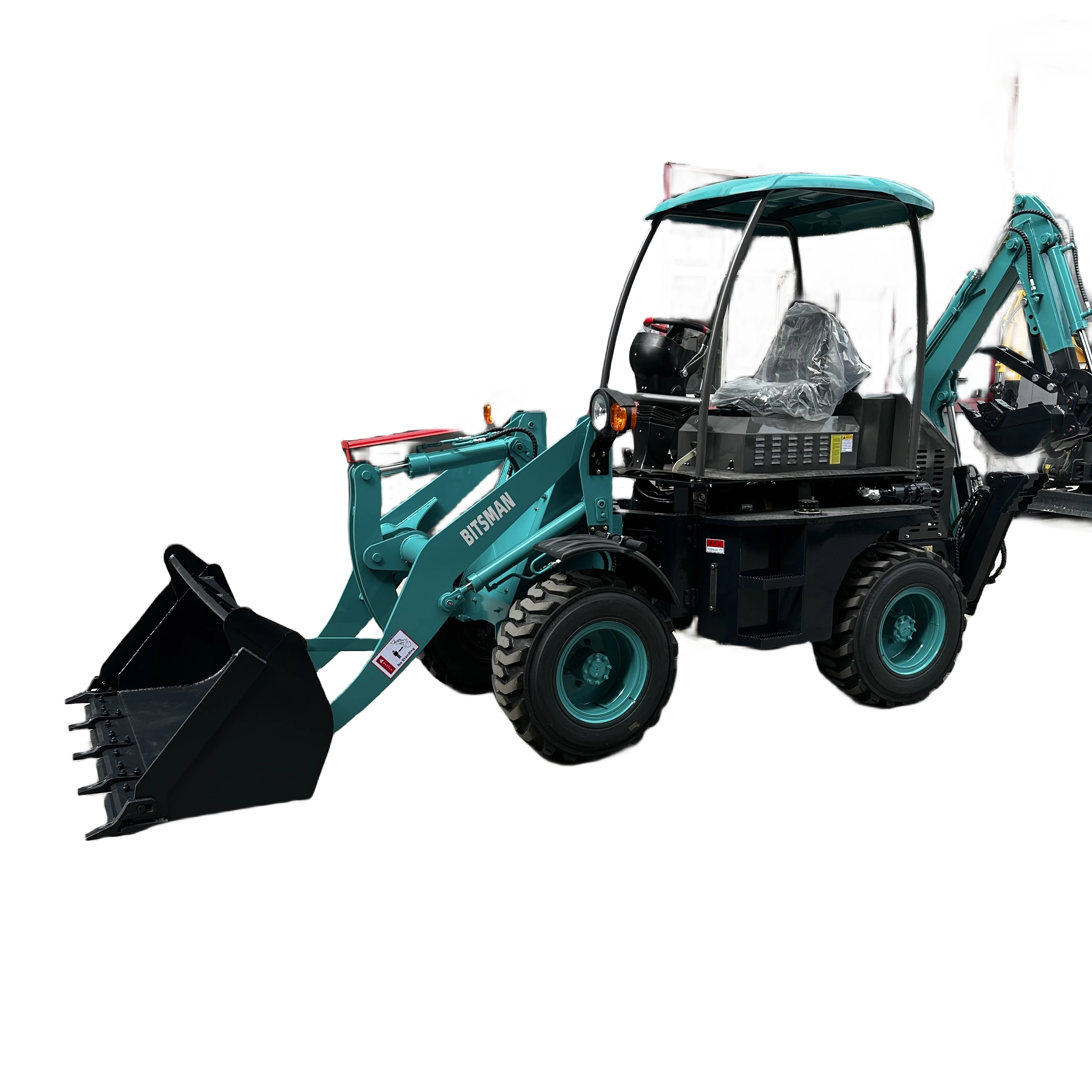 BSM10-50 mini awning style 1ton the cheapest small garden tractor front end loader backhoe