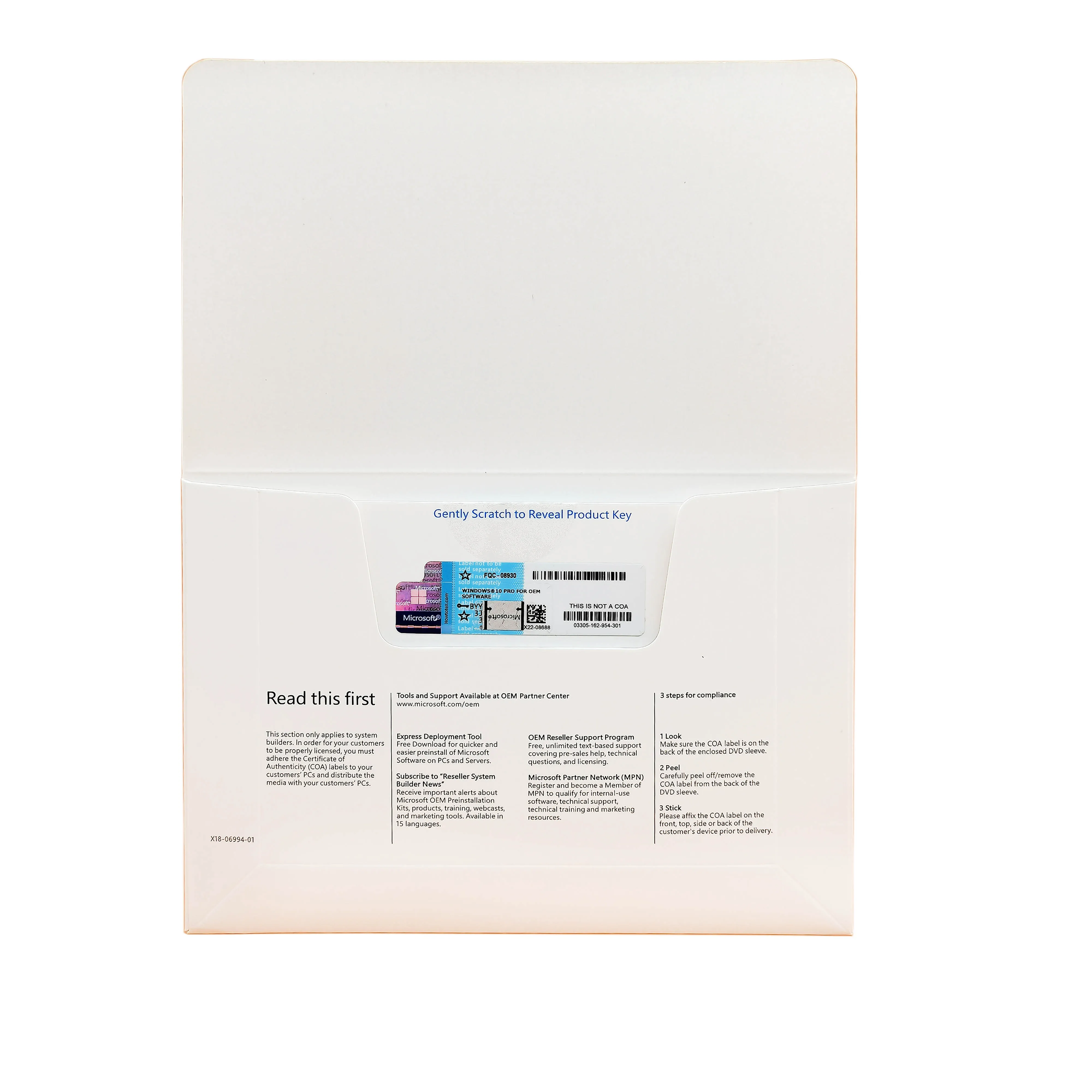 Microsoft Windows 10 Professional OEM лицензионный ключ для windows 10 pro онлайн/загрузка и активация DVD