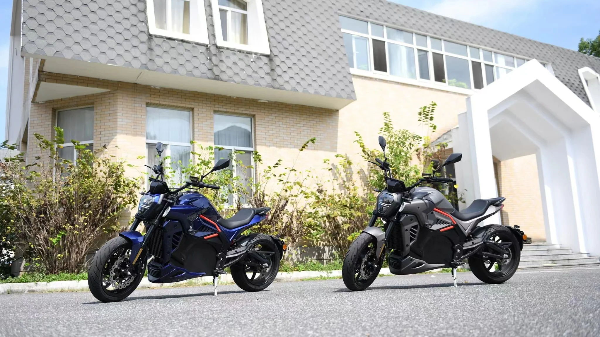 133v High Speed Central Motor Electric Motorcycle Alrendo High Performance with Water Cooling System