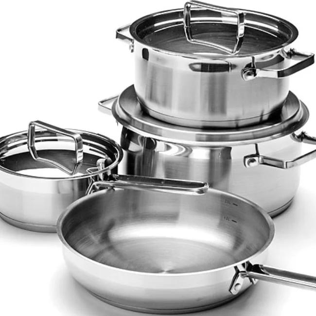 Japanese Casserole Casserole Induction Stainless Steel Stock Pot Heavy Duty Cookware 3 Sizes Sets