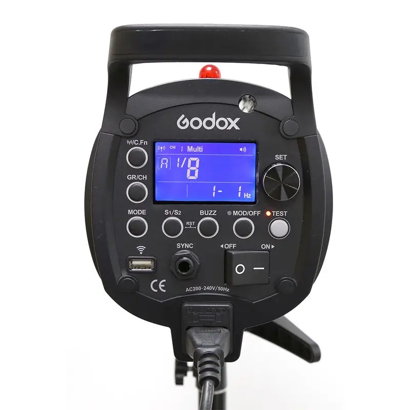 Godox QT400II 400W GN65 1/8000s High Speed Sync Studio Flash Strobe Light Built in 2.4G Wireless System for Studio Video