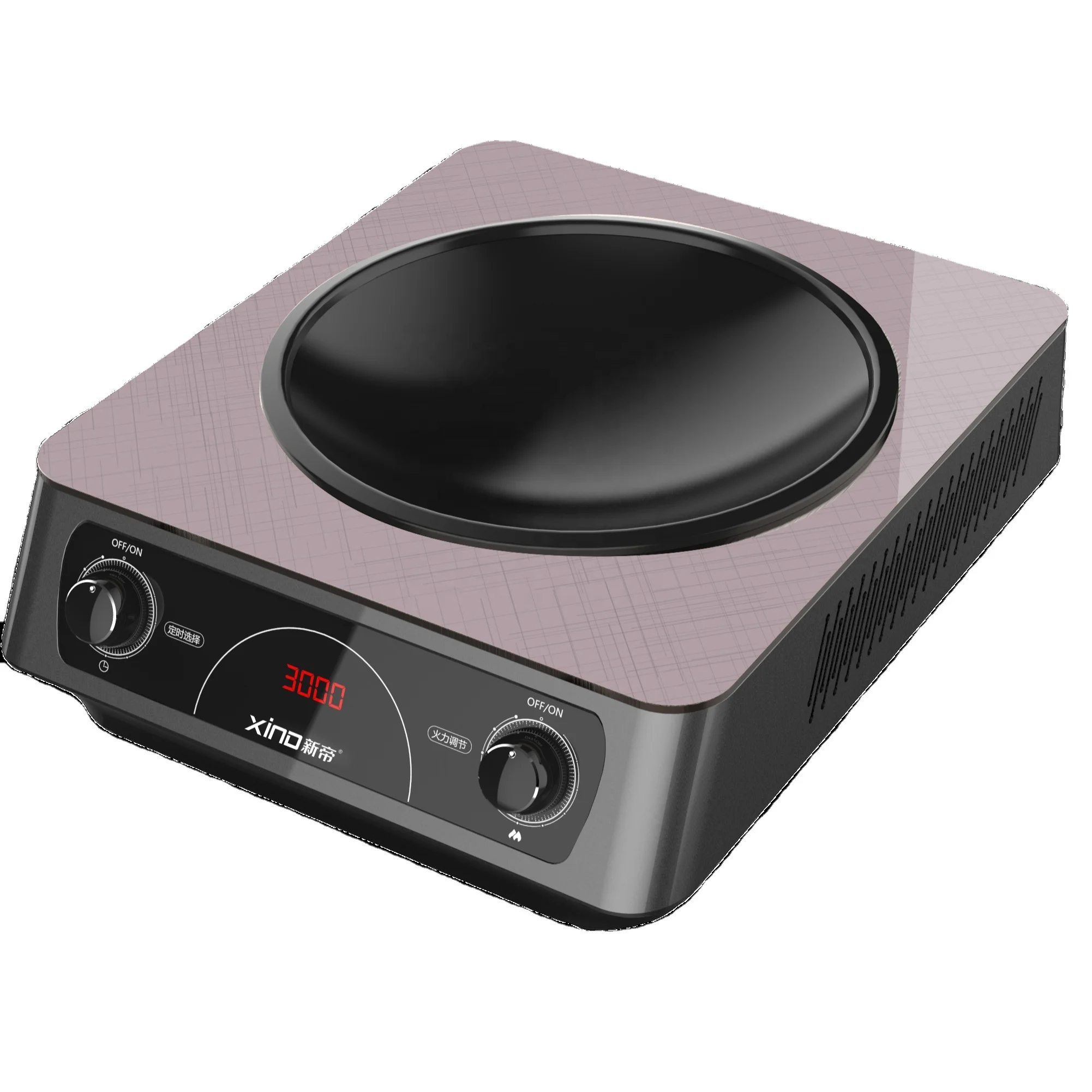 New Design Cooktop for Wok  own Patented own Design & Mould  High Quality Concave Induction  Cooker