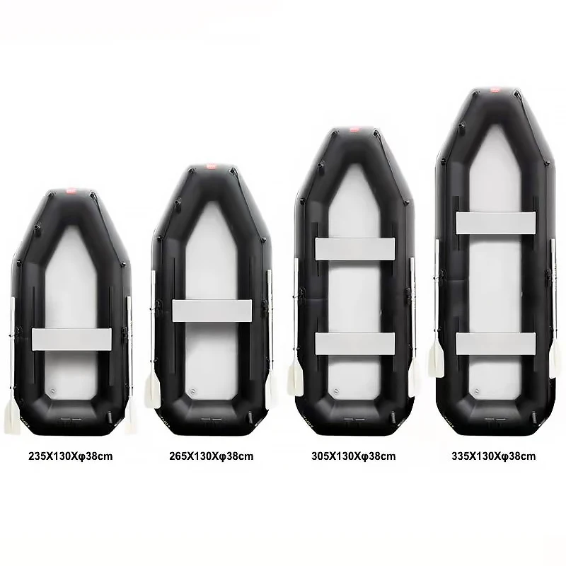 paddle dinghy 2 & 4 people rigid inflat trailer inflatable pontoon fishing sport boat