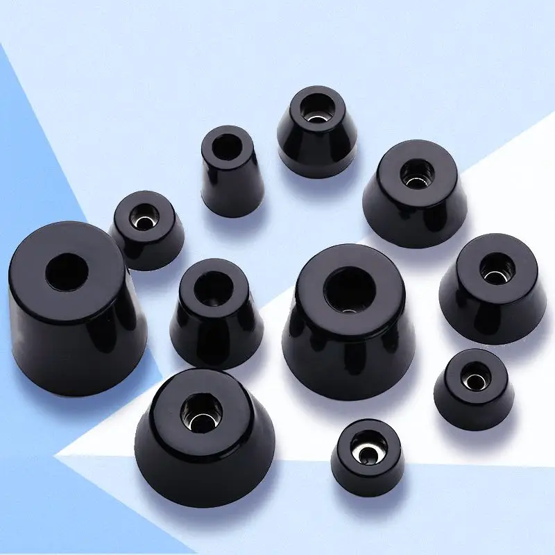 Anti skid chassis instrument rubber bumper silicone foot pad rubber products rubber feet with gaskets