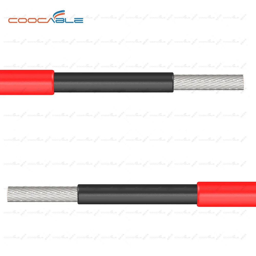 solar power cables H1Z2Z2-K/PV1-F IEC62930  PV  DC wire Solar Cable 4mm 6mm 10mm2   for solar panel