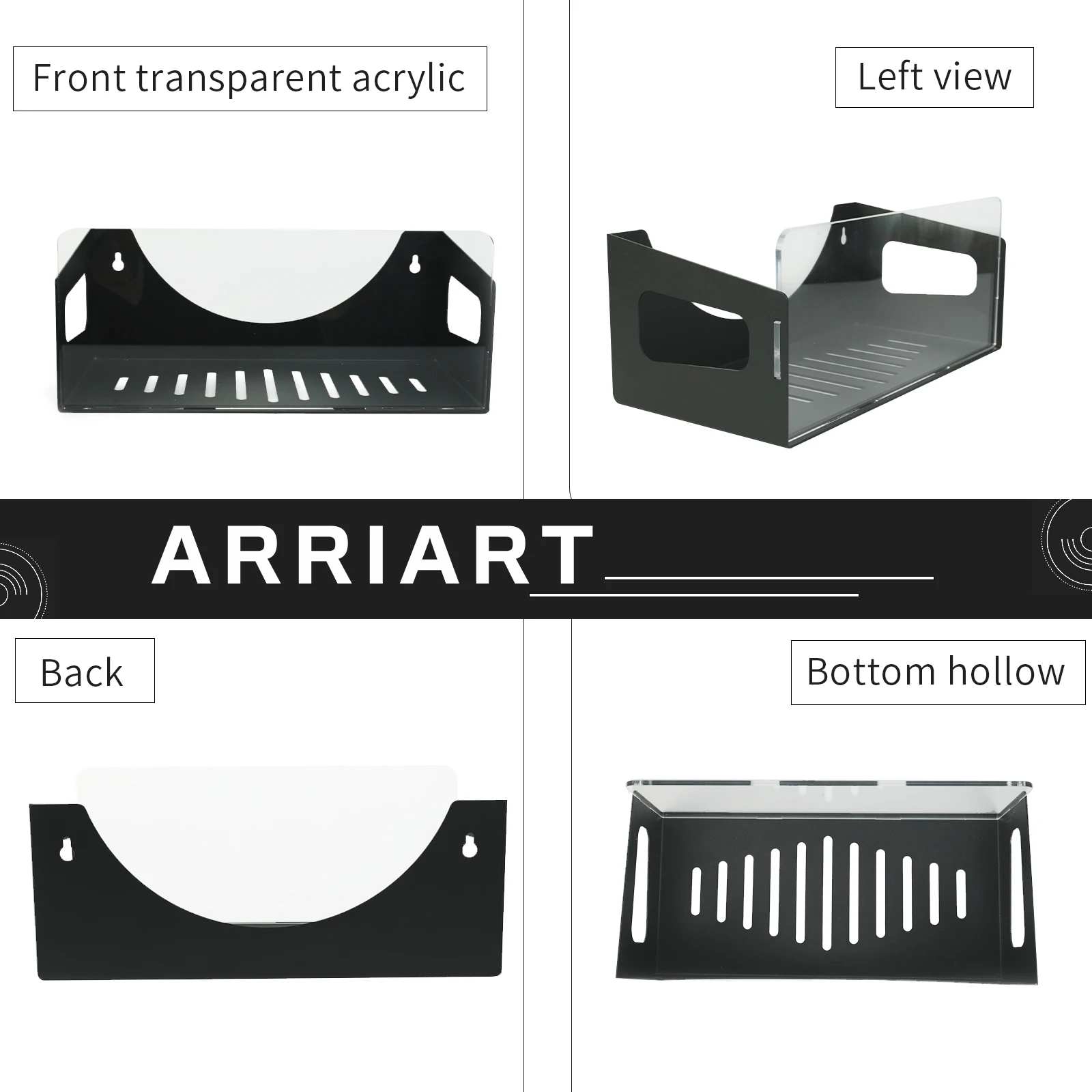 Customized Design OEM Metal Cd Dvd Display Storage Racks Organizer Wall Mounted LP Vinyl Record Holder