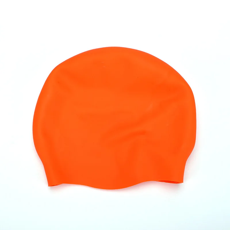 Silicone Cap Waterproof Swimming Hat Durable Non-slip Swim Pool Cap Elastic