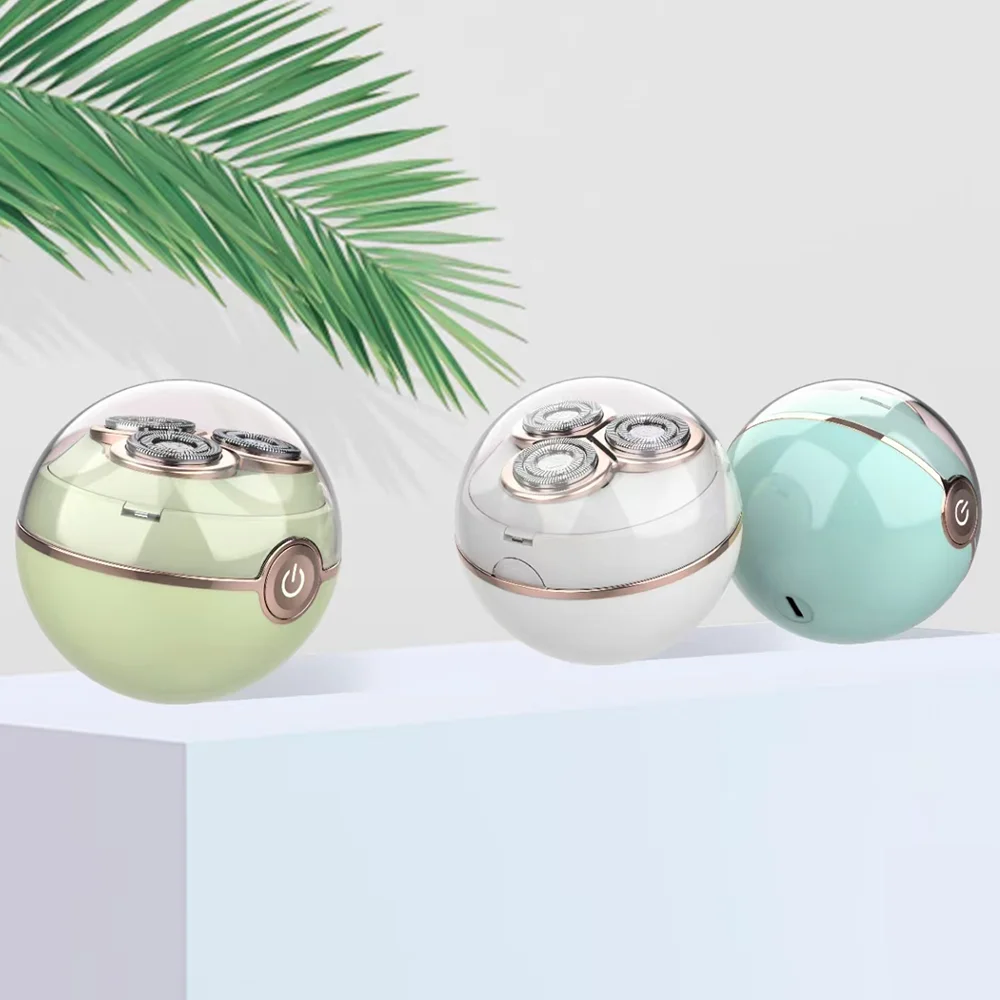 
PRITECH Waterproof Rechargeable Portable 3 Triple Blade Electric Egg Ball Men Shaver 