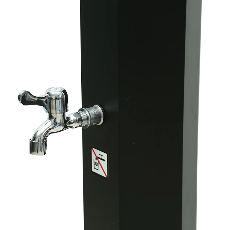 High quality popular garden stainless steel solar shower outdoor luxury garden shower stainless steel