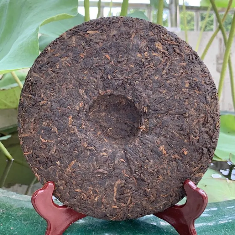 2006 Yunnan Pu erh tea China tea shu puer ripe cake cooked menghai golden buds 357g puerh tea