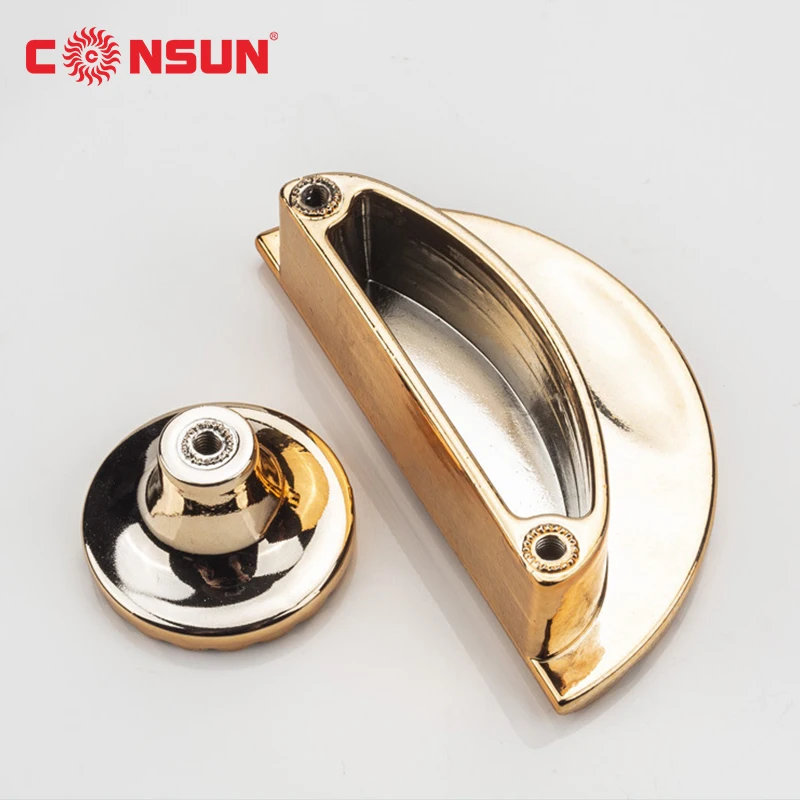 ABS Plastic Low Price Semicircle Pleats Creative Design Furniture Cabinet Wardrobe Drawer Pulls Handles