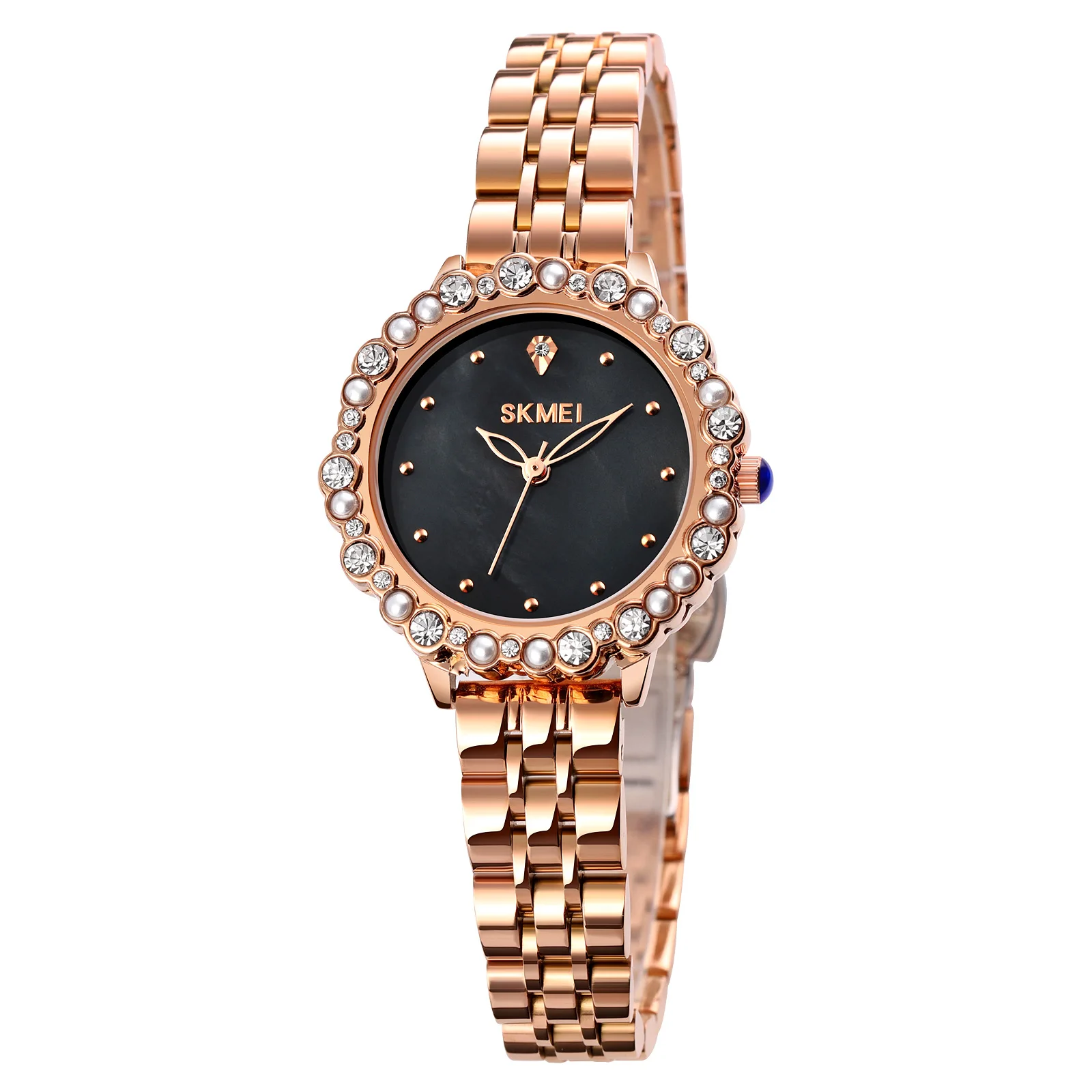 private label woman dress wristwatches hand diamond jewelry women wrist custom logo luxury purple quartz watches set