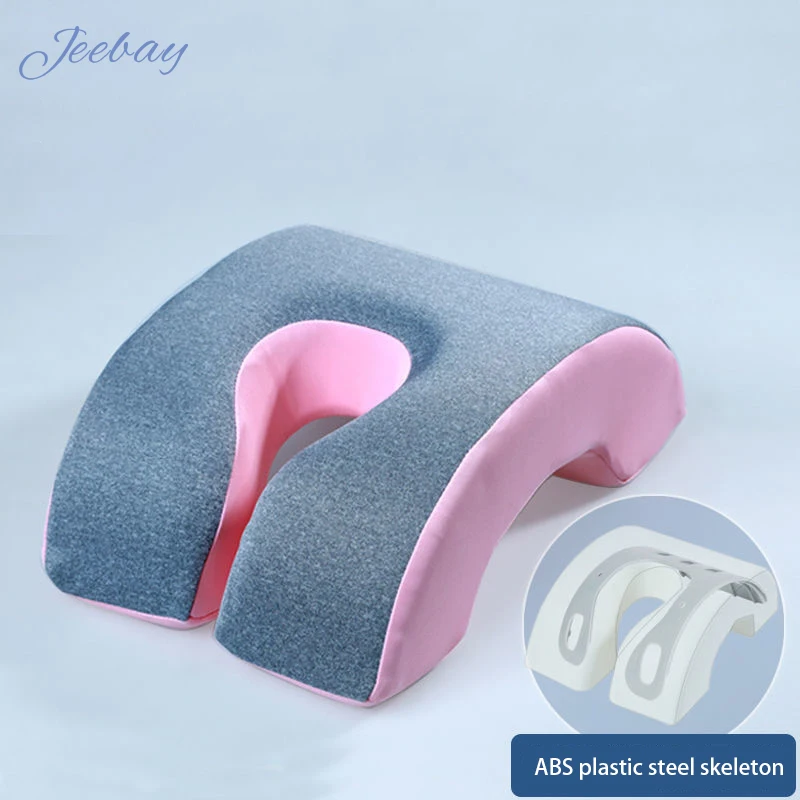 JB Sleeping face down office desk pillow  memory foam nap pillow headrest factory price