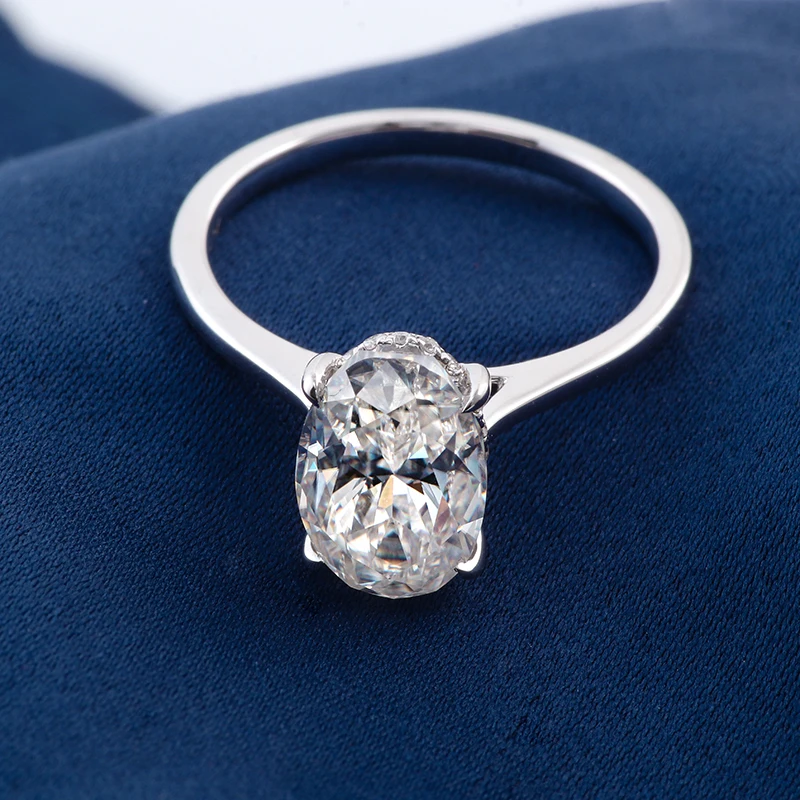 Lady perfect ring jewelry women 14 k gold moissanite diamond ring gold fashion ring gift