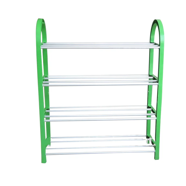 Metal Stainless Steel Shoes Cabinet Stackable Plastic Storage Rack
