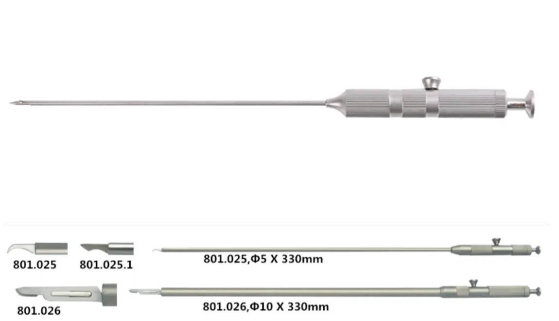 10mm/5mm High quality hot sale reusable sharp surgical instruments laparoscope stainless steel bile duct knife