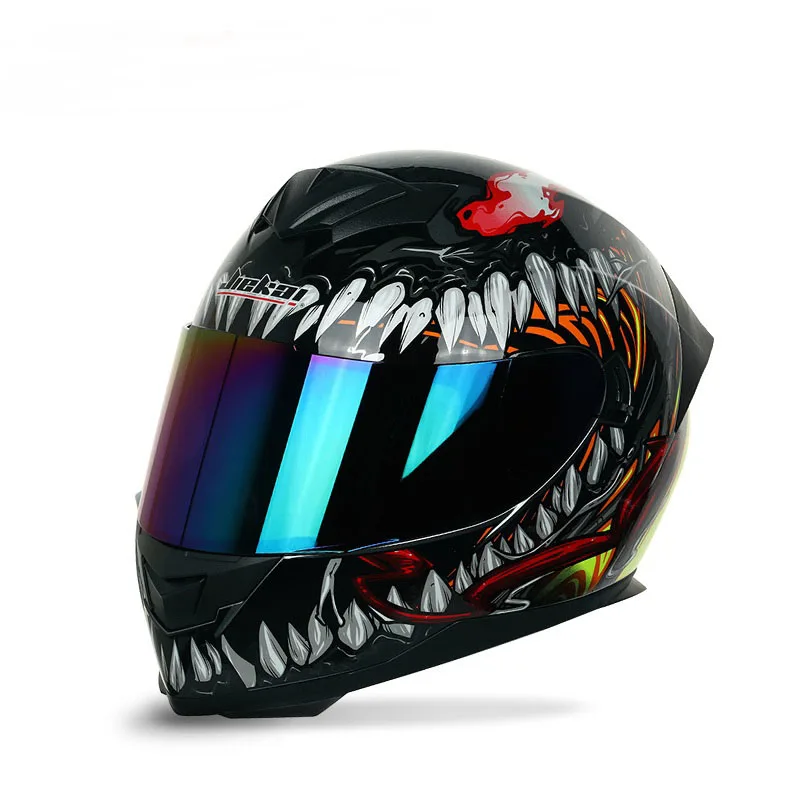 SLKE Empennage road full face Venom motorcycle helmet full cover cool Four Seasons safety motorbike racing helmet