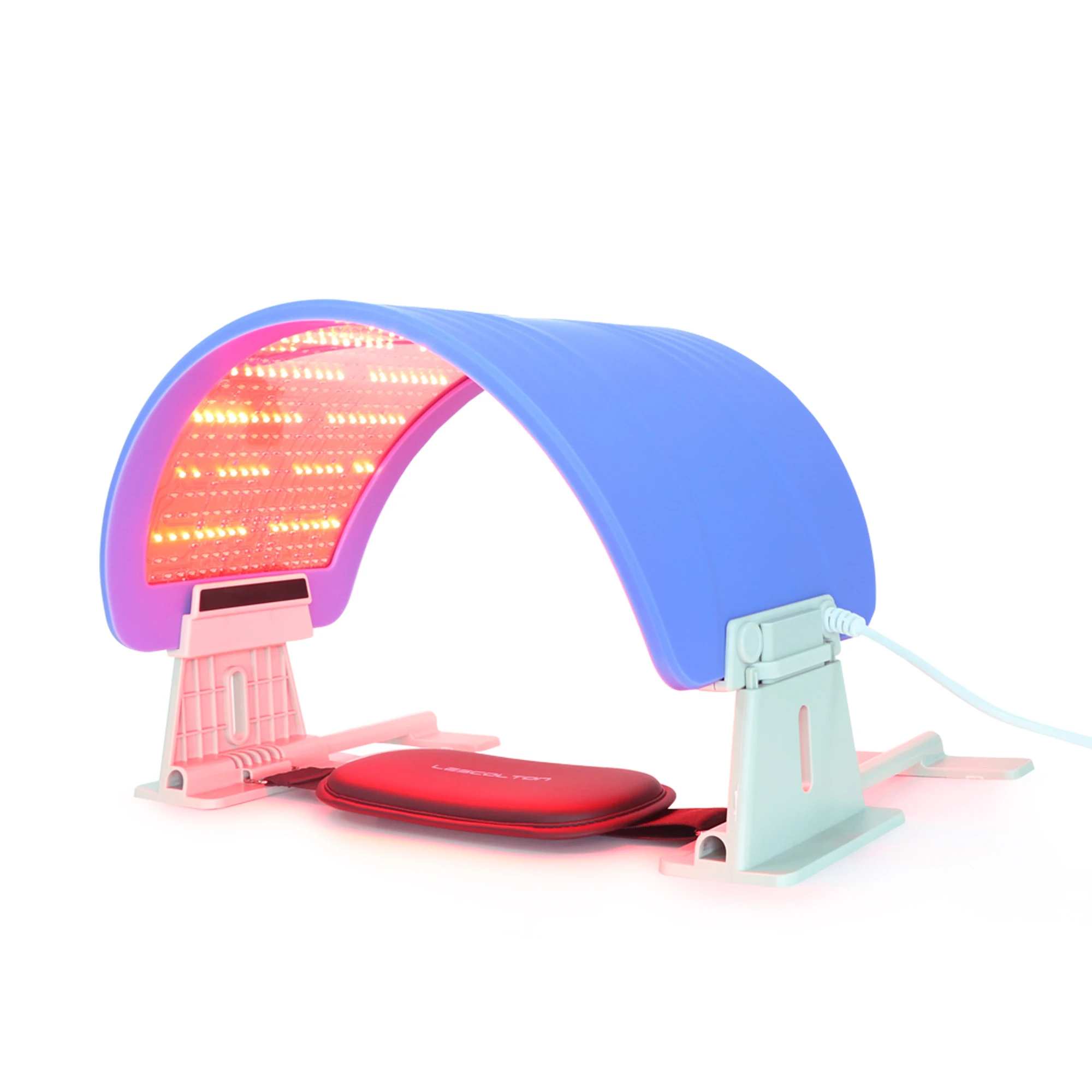 Portable Celluma  EMS Pdt Led Face Beauty 3 7 Color Photon Skin Rejuvenation Facial 573 lamp beadsPDT LED Light Therapy Machine