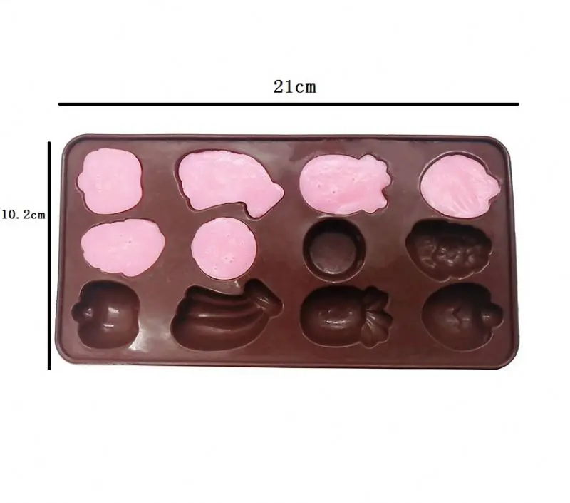 Fondant Silicone Mould Cake Chocolate Soap Fruits Mold