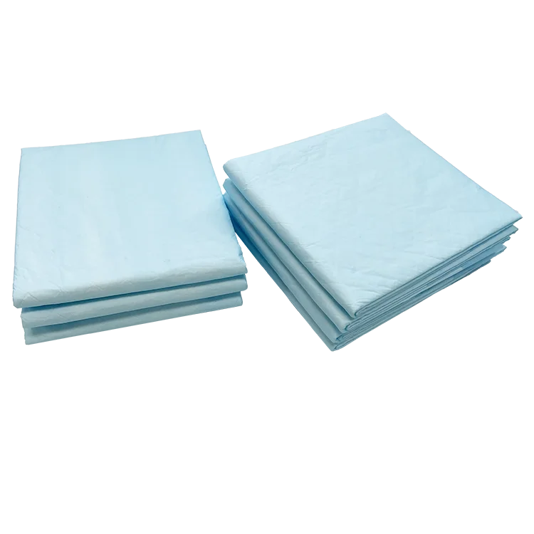 
Wholesale blue large size maternity disposable urine incontinence bed underpad 
