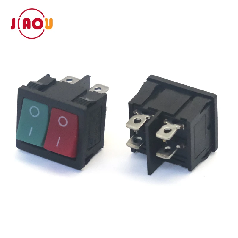 JIAOU YUEQING  KCD5 double rocker switch 4 pin