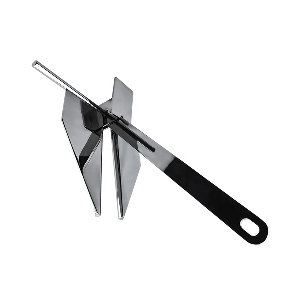 Shanghang 304 Stainless Steel Boat Anchor Mirror Polished Anchor Marine Anchor Craft