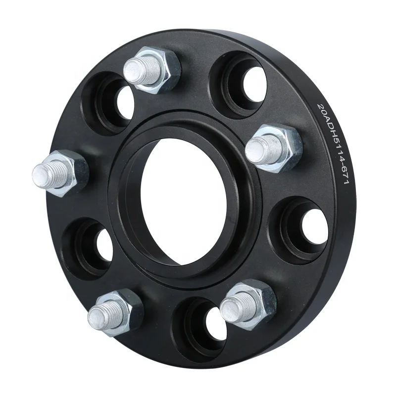 Black 20MM wheel spacer 114.3 67.1 For Mitsubishi Mazda