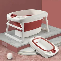 New Children Bathing Tub Foldable Baby Bathtub
