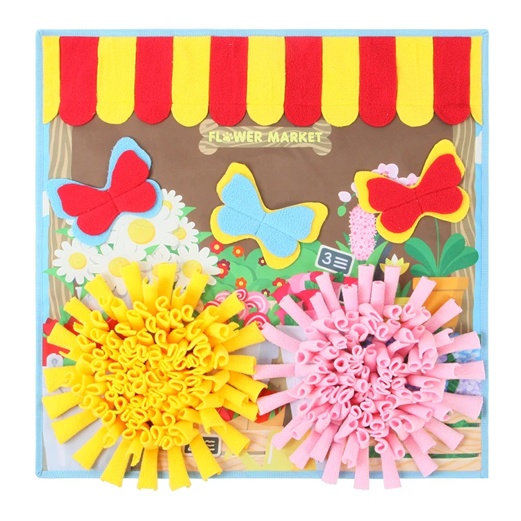 Низкая цена моющийся многоразовый тренировочный интерактивный коврик для кормления собак