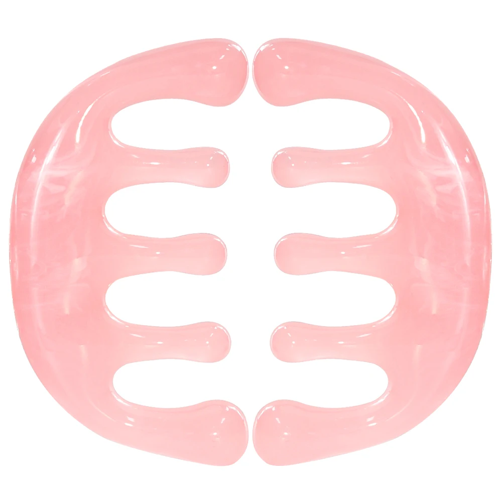 High Quality Resin Scalp Massage Comb Head Scalp Facial Body Massager for Woman Men Hair Growth Gua Sha Wide Tooth Comb