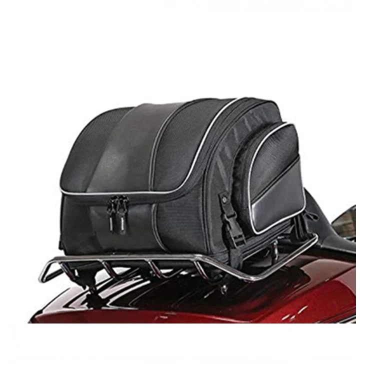 Waterproof Motorcycle helmet bag Motorcycle Seat Tail Backrest Rack Bag motorbike travel bag