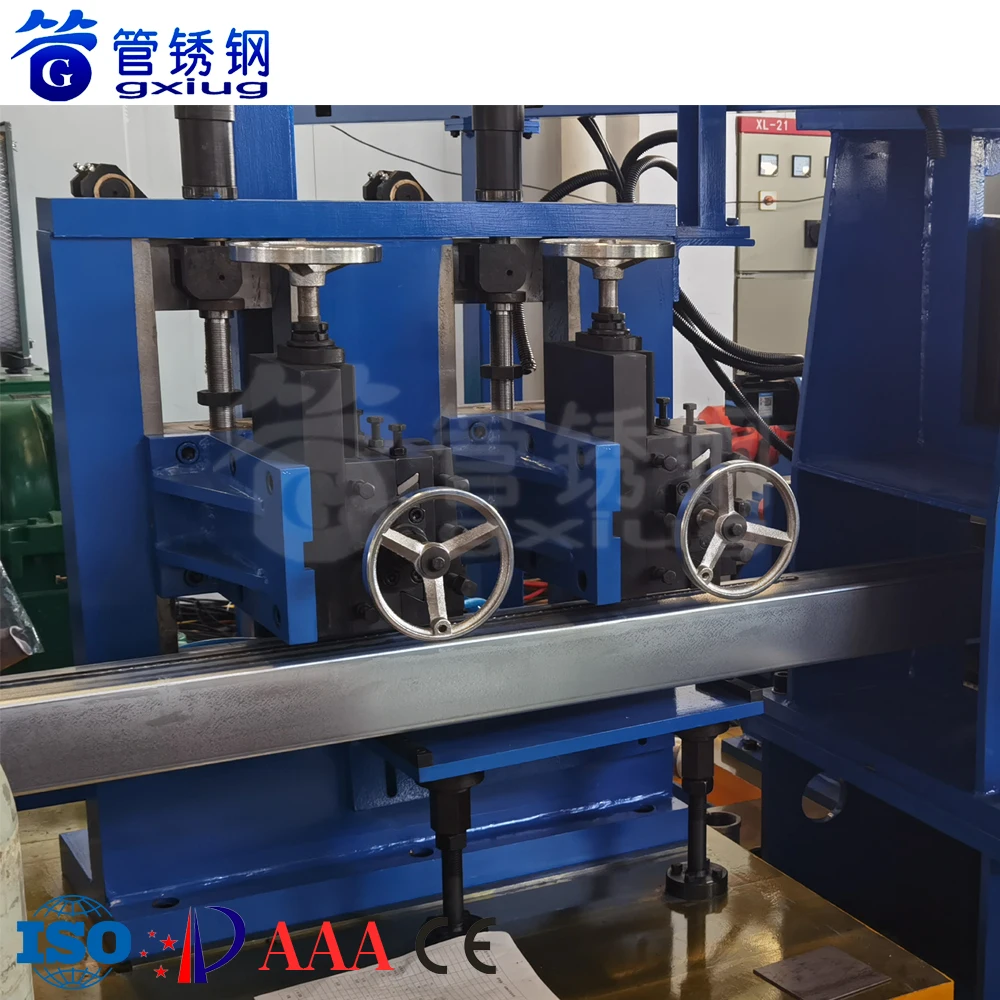 GXG Direct Square Forming Of Carbon Steel Galvanized High Frequency Pipe Welding Machine ERW Tube Mill Without Change Mold