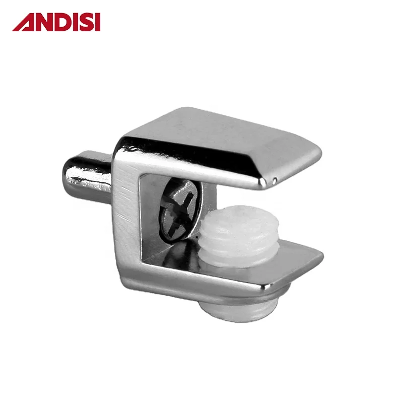 OME supplier low good price adjustable rectangular glass shelf clamp clip bracket support