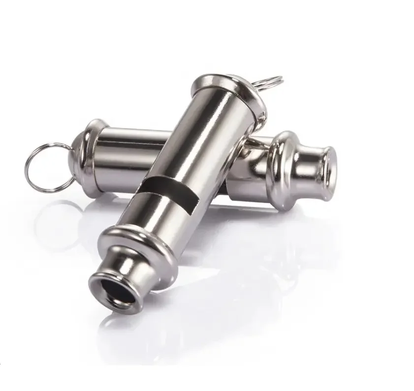 Good Quality Hanging Rope Stainless Whistle First Aid Iron Whistle