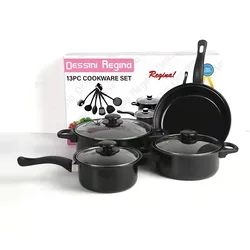 Горячая Распродажа, антипригарная кухонная сковорода 13 шт., запасные горшки, набор посуды для вок