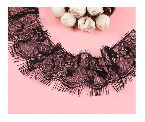 Black White Nylon Lace Trim Garment Accessories Lace Trim