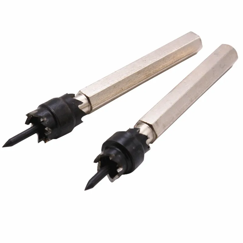 Spot Weld Drill Bit Cutter Double Side Carbide Tipped Stainless Hole Drill Center Drill Bit
