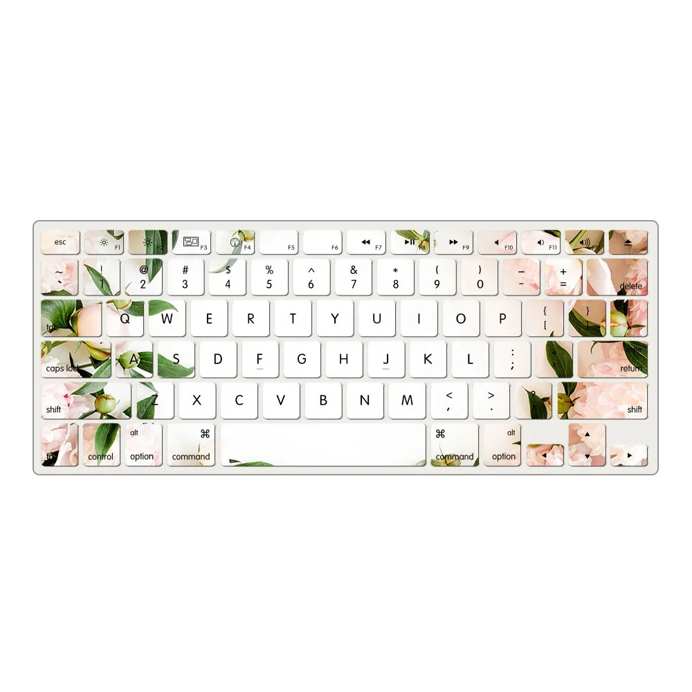 High quality beautiful Keyboard Cover for Macbook Silicone Waterproof Keyboard protector for Macbook 13 inch