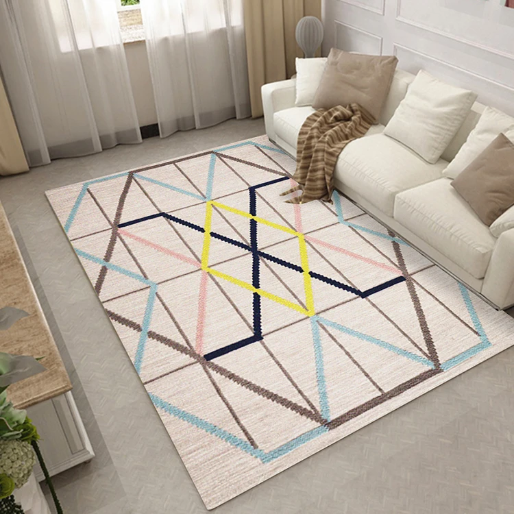 Double Color Jacquard 3d Floor Commercial Restaurant Carpet Big Soft Large Area Rug For Living Room