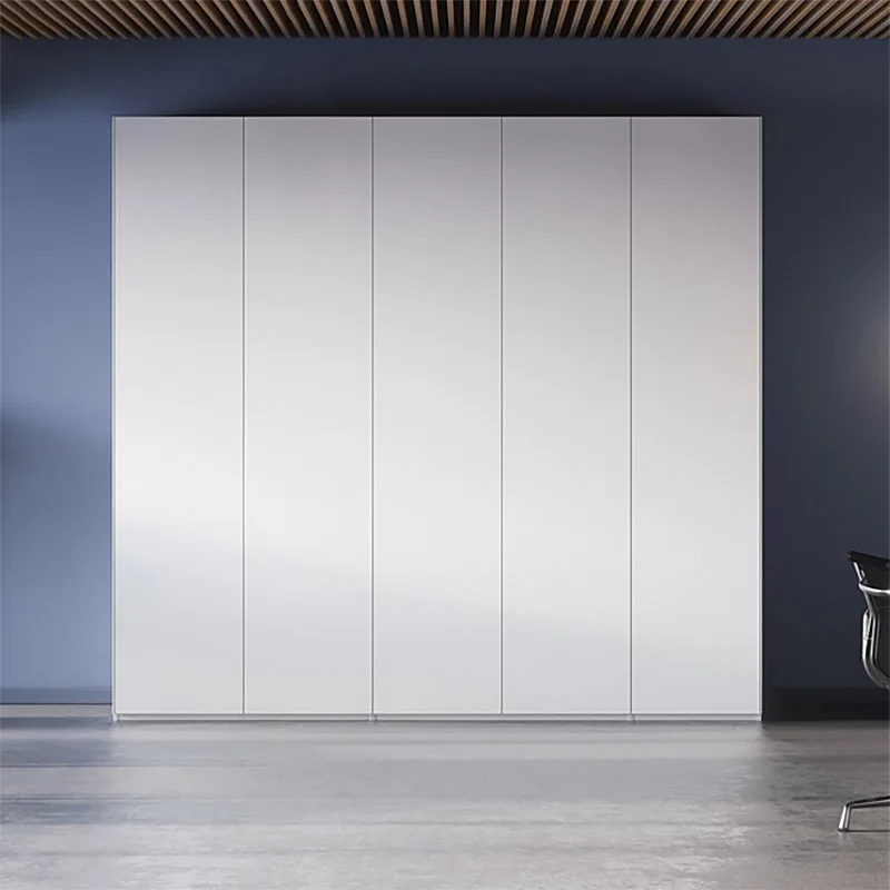 Kenvy Modern Wooden 2 3 4 Piece Wardrobe Closet House Solid Wood Dressing Cabinet Set Iron Luxury Bedroom Furniture For Clothes