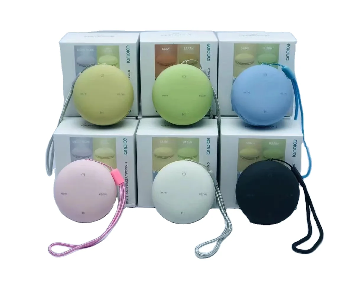 
Wholesale New Design Touch button inpods BURGER MACARON little fun &wireless TWS Speaker mini TEW speaker 