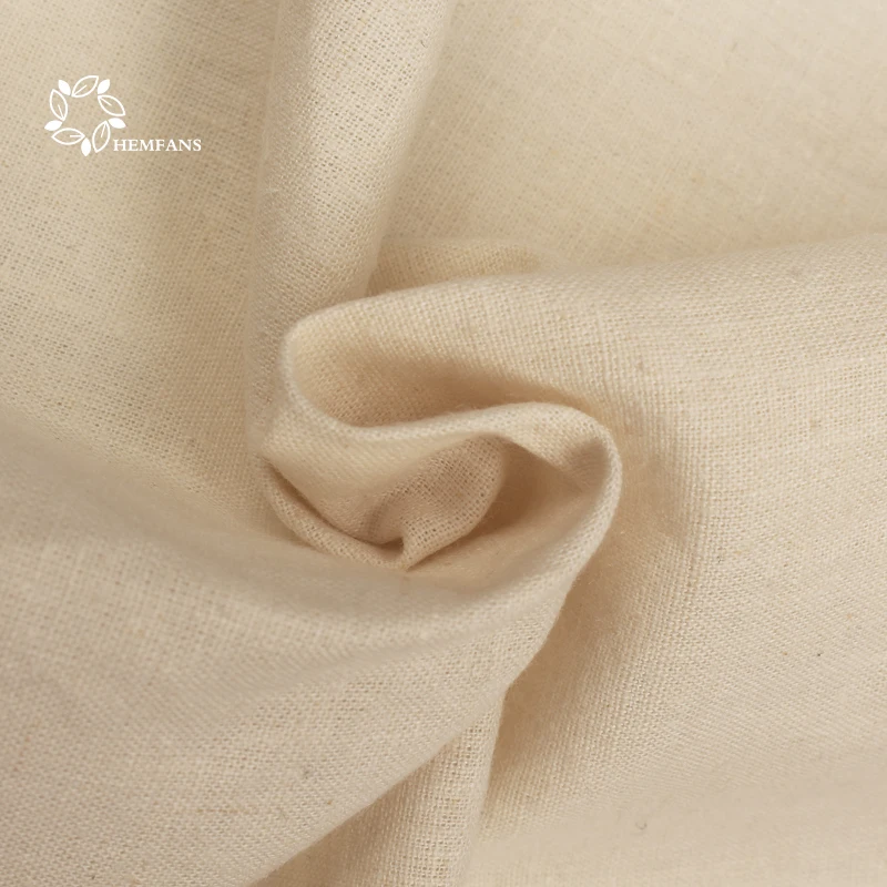 Экологичная Органическая конопляная муслиновая ткань для рубашек оптом