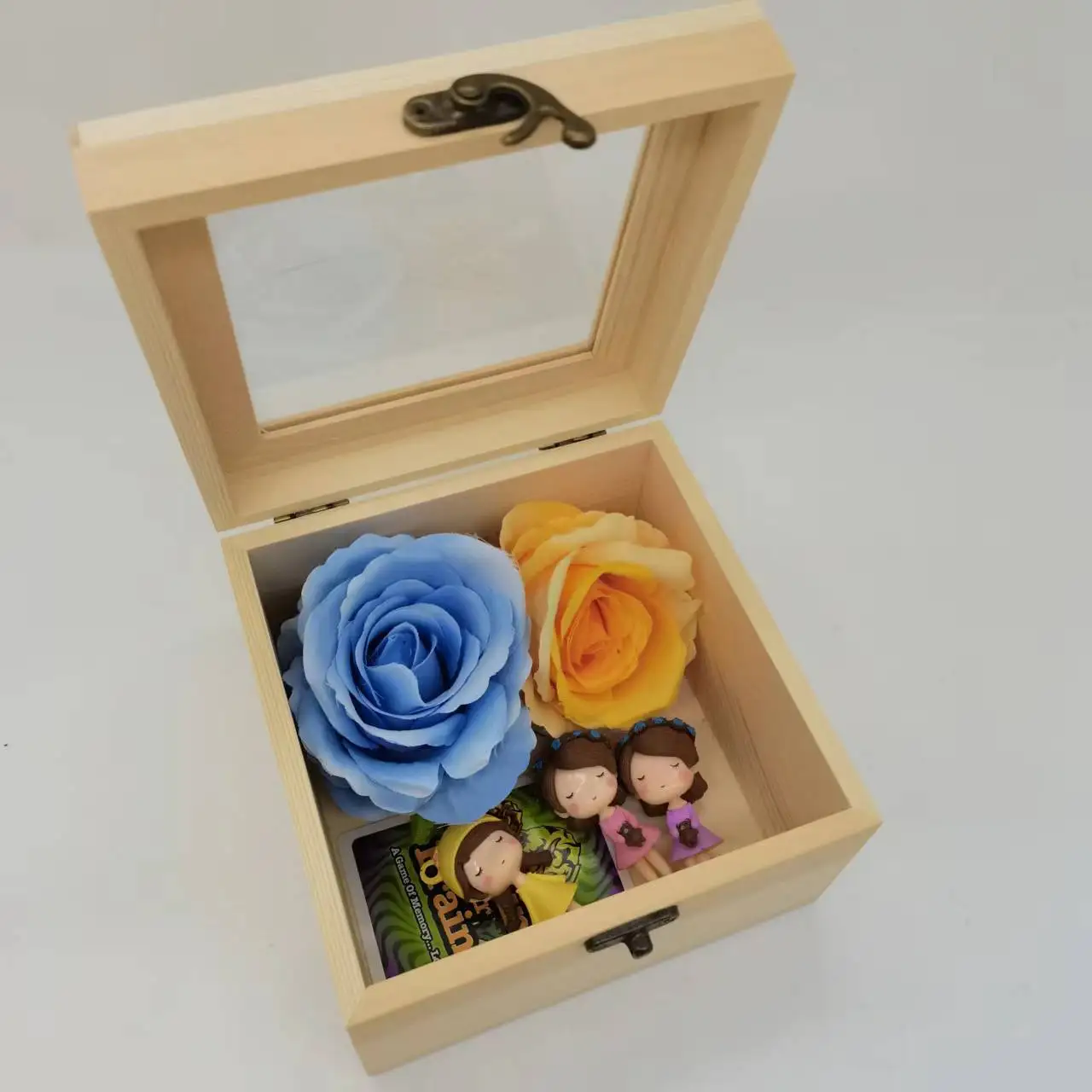 Оптовая продажа креативный подарок на свадьбу демонстрация фотографий австралийский корпус для памяти деревянная фоторамка теней