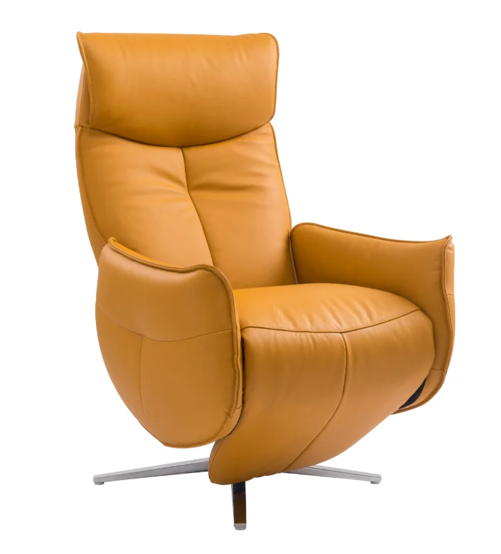 
Material and Color Can Be Customized Modern Luxury Sectional Sofa Recliner Chair with Ottoman in Living Room 