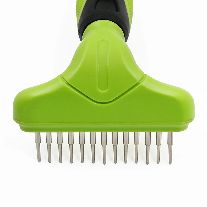 Pets Hair Grooming Rake Stainless Steel Dog Comb